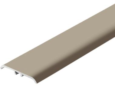 Zdjęcie: Listwa ochronna AL wcisk płaski owalny 35 mm 5w1 klejona L= 1,86 m Szampan anoda mat CEZAR