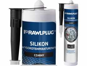 Silikon wysokotemperaturowy 380C czarny 300ml
