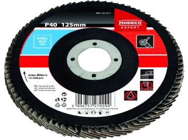Zdjęcie: Ściernica listkowa talerzowa 115 mm P60 flat 10 szt. RAWLPLUG