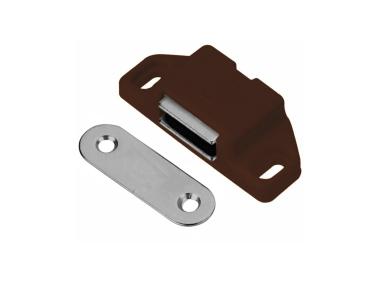 Zdjęcie: Zatrzask meblowy magnetyczny brązowy METRO