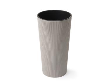 Zdjęcie: Donica Lilia 400 mm jumper, taupe LAMELA