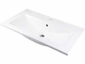 Umywalka ceramiczna wpuszczana z miejscem na baterię DEANTE