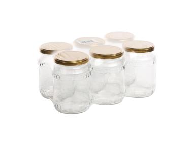 Zdjęcie: Komplet 6 słoików 720 ml + zakrętka fi 82 6-zaczepowa SEZON