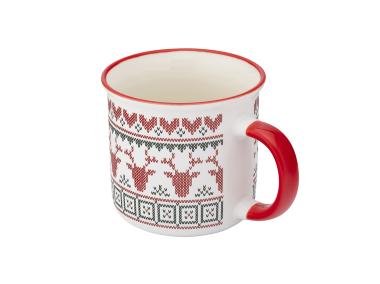 Zdjęcie: Kubek prosty 400 ml dekoracja scandi winter C ALTOM DESIGN