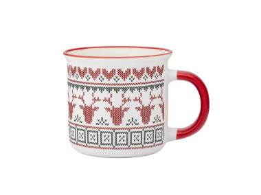 Zdjęcie: Kubek prosty 400 ml dekoracja scandi winter C ALTOM DESIGN