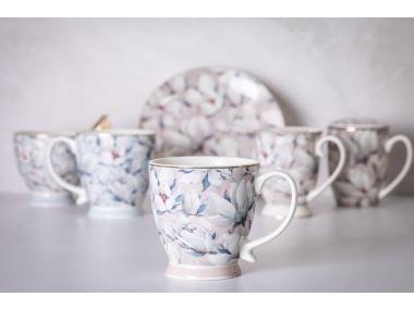 Zdjęcie: Filiżanka jumbo Magnolia różowa na stopce 420 ml ALTOM DESIGN