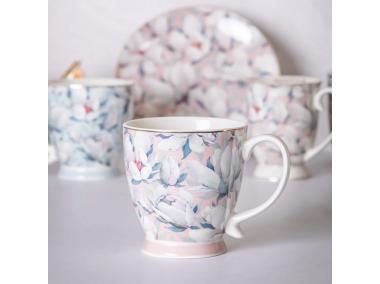 Zdjęcie: Filiżanka jumbo Magnolia różowa na stopce 420 ml ALTOM DESIGN