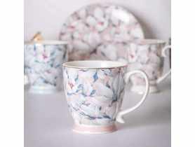 Filiżanka jumbo Magnolia różowa na stopce 420 ml ALTOM DESIGN