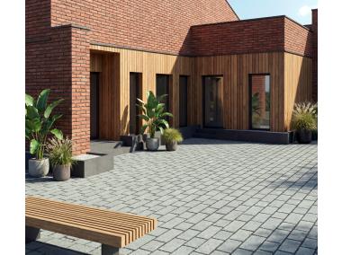 Zdjęcie: Kostka ażurowa Triada Retencja+ szary POLBRUK