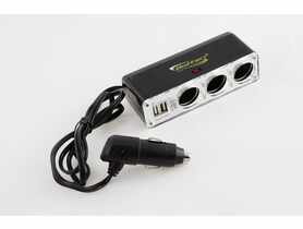Rozgałęziacz: 3 gniazda, 2 USB z kablem BOTTARI