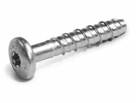 Wkręt do betonu w ocynku galwanicznym z łbem soczewkowym R-LX-P-ZP 6x40 mm 100 sztuk RAWLPLUG