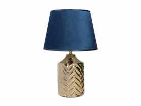Lampa ceramiczna złoto - niebieska EM&EM