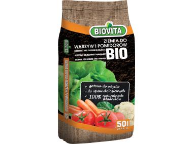 Zdjęcie: Ziemia BIO do warzyw i pomidorów 50l BIOVITA