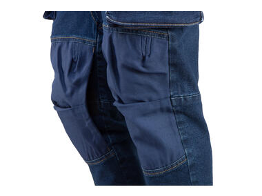 Zdjęcie: Spodnie robocze wzmocnione na kolanach XL DENIM