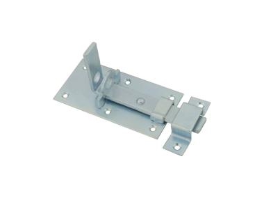 Zdjęcie: Zasuwka drzwiowa prosta ocynk biały 100 mm METRO