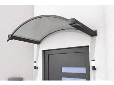 Zdjęcie: Zadaszenie Rondo NO antracyt 1600x900x300 mm PC kom 6 mm GUTTA