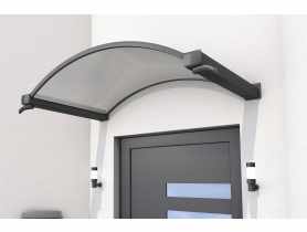 Zadaszenie Rondo NO antracyt 1600x900x300 mm PC kom 6 mm GUTTA