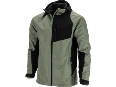 Zdjęcie: Kurtka Softshell z kapturem zielono-czarna, "L", CE, LAHTI PRO