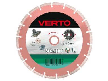Zdjęcie: Tarcza diamentowa 180 x 22.2 mm, segmentowa VERTO
