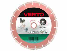 Tarcza diamentowa 180 x 22.2 mm, segmentowa VERTO