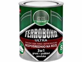 Farba antykorozyjna Ferrobond Ultra półmat zielony 0,7L JURGA