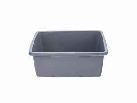 Miska prostokątna 33,7x26,8 cm - 8 L szara ALTOMDESIGN