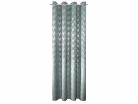Zasłona Chill 140x250 cm morsko-srebrna na przlotkach EUROFIRANY