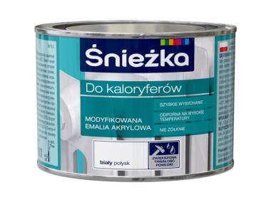 Zdjęcie: Emalia do kaloryferów biały 0,4L ŚNIEŻKA