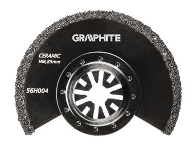Zdjęcie: Tarcza półokrągła HM do ceramiki 85 mm GRAPHITE