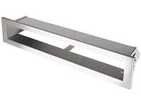 Kratka kominkowa otwarta 40x6 cm inox PARKANEX