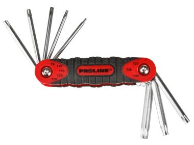 Zdjęcie: Klucze Torx T9-T40 ze skuwką 8 szt. PROLINE