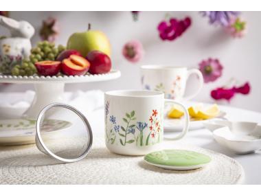 Zdjęcie: Kubek Przebudzenie natury 380 ml z zaparzaczem i pokrywką ALTOM DESIGN