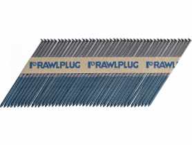 Gwoździe 28x63 pierścieniowe na papierze3300 szt. + 3 gazy do gwoździarki WW90CH/WW90II RAWLPLUG