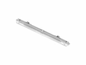 Oprawa pyłoszczelna do tub Arnold Led 2x0,6m kolor szary 2 x 18 W STRUHM