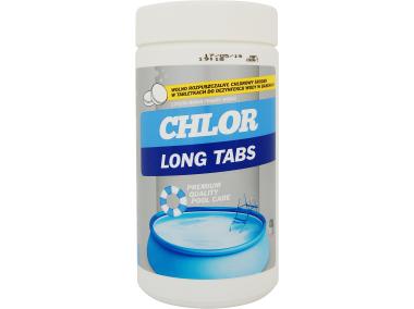 Zdjęcie: Środek do dezynfekcji wody basenowej Chlor Long Tabs 1 kg PROFAST