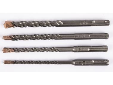 Zdjęcie: Komplet wierteł SDS+ 6,8,10,12x160 mm 4 elementy MODECO EXPERT