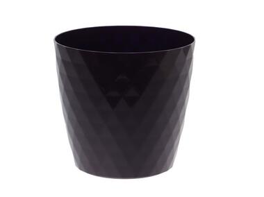 Zdjęcie: Doniczka Cristal 16 cm śliwka GARDEN LIFE