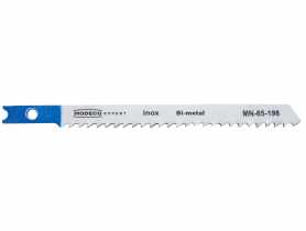 Brzeszczoty do wyrzynarek uchwyt U 100 mm PVC 3,0 mm cięcie wzdłużne HCS 3 szt. MODECO EXPERT