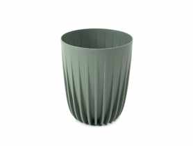 Donica Mira 30 cm szarozielona LAMELA PLASTIC
