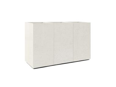 Zdjęcie: Kwietnik Karo 900x300x600 mm beton recycled, kremowy LAMELA