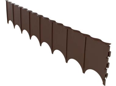 Zdjęcie: Obrzeże trawnikowe 59,5x11,6 cm brąz HAGSEN