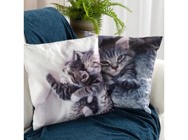 Zdjęcie: Poszewka Animal 76 szara 45 x 45 cm Mink EUROFIRANY
