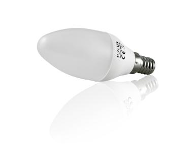 Zdjęcie: Żarówka LED C37 E14  4,9 W 480 lm pc+aluminium POLUX