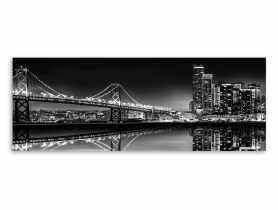 Obraz Canvas Silver 60x150 cm St485 Bridge STYLER