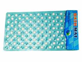 Mata do wanny Medusa 69x39 cm niebieska EUROMAT