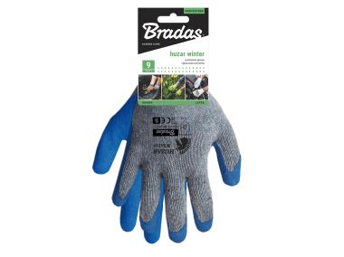 Zdjęcie: Rękawice ochronne Huzar Winter lateks, rozmiar 9, blister BRADAS