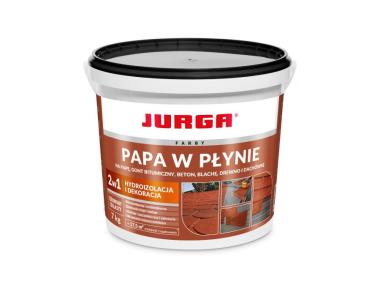 Zdjęcie: Papa w płynie, ceglasty czerwony 7 kg JURGA