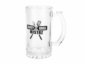Kufel z dekoracją żarty grill mistrz 500 ml ALTOM DESIGN