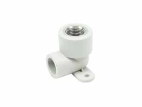 Kolanko naścienne PP 16 mm x 1/2 gwint wewnętrzny TYCNER