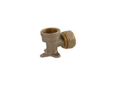 Zdjęcie: Kolanko z uchwytem PEX 20 mm x 3/4 gwint wewnętrzny system skręcany IDMAR